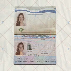 Finland Passport Template PSD Doc Store   Passport Of Finland 300x300 